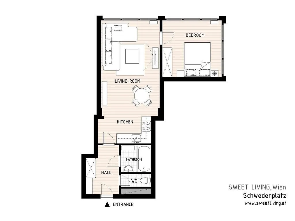 Ferienwohnung Living Schwedenplatz Wien